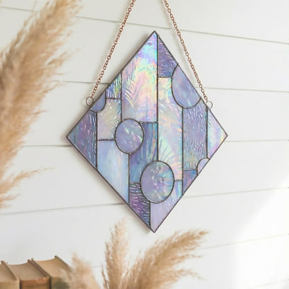 Geometric Diamond Beginner Stained Glass Pattern