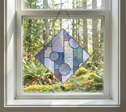 Geometric Diamond Beginner Stained Glass Pattern