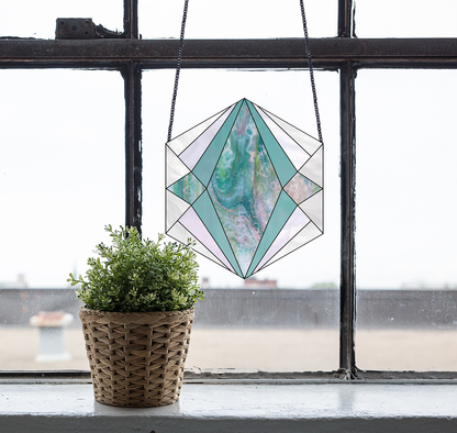 Beginner Hexagon Stained Glass Pattern