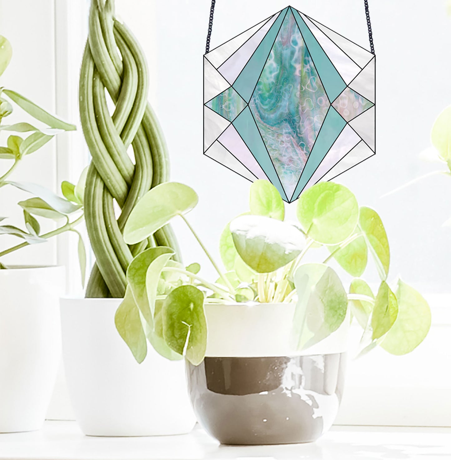 Beginner Hexagon Stained Glass Pattern