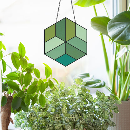 Easy Hexagon Beginner Stained Glass Pattern