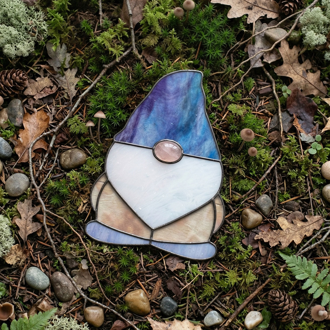 Gnome Stained Glass Pattern
