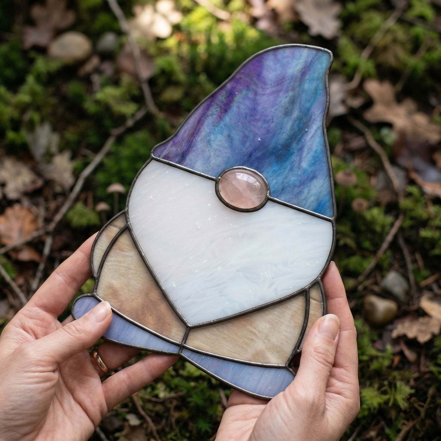 Gnome Stained Glass Pattern