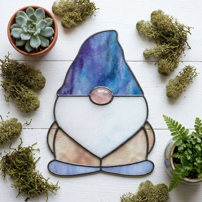 Gnome Stained Glass Pattern