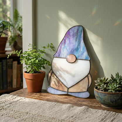 Gnome Stained Glass Pattern