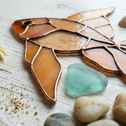 Goldfish Stained Glass Pattern and PNG
