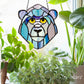 Gorilla Stained Glass Pattern