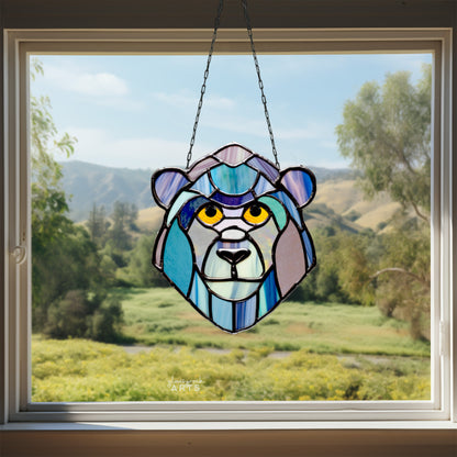 A picture of the Gorilla Stained Glass Pattern from GlassyRock Arts. 