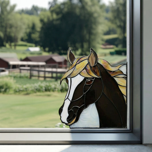 Horse Stained Glass Pattern