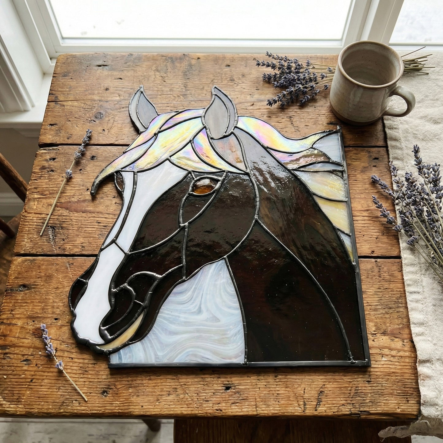 Horse Stained Glass Pattern