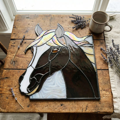 Horse Stained Glass Pattern