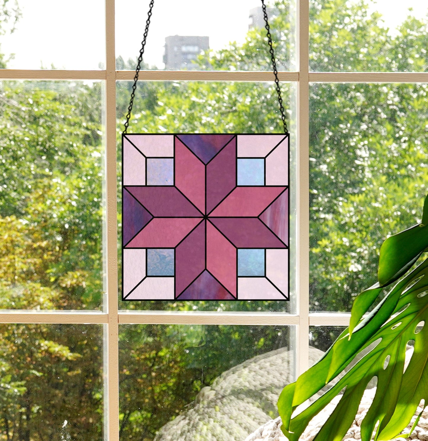 Beginner Geometric Stained Glass Pattern Pack of 5