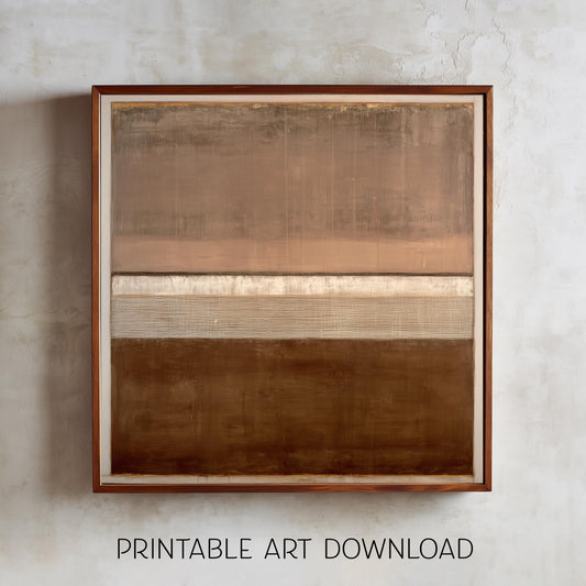 Printable Wabi Sabi Abstract Art Print, Minimalist Mauve