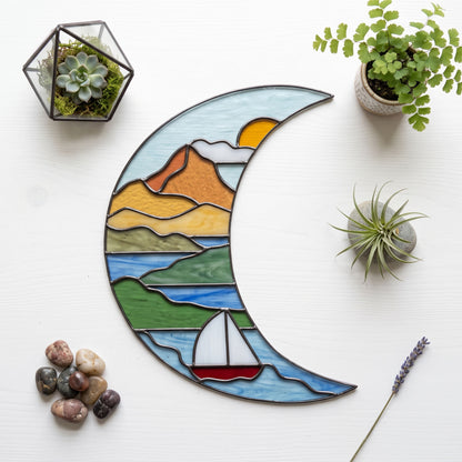 Stained Glass Landscapes Pattern Value Pack