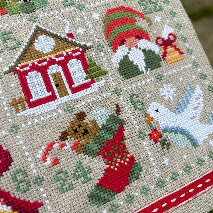 Love Poppet – Feeling Festive Advent Cross Stitch Kit - from Pisgah Needleworks