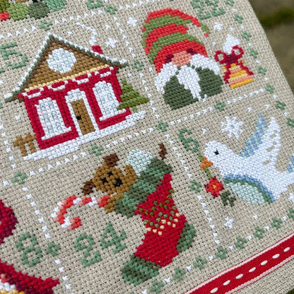 Love Poppet – Feeling Festive Advent Cross Stitch Kit - from Pisgah Needleworks