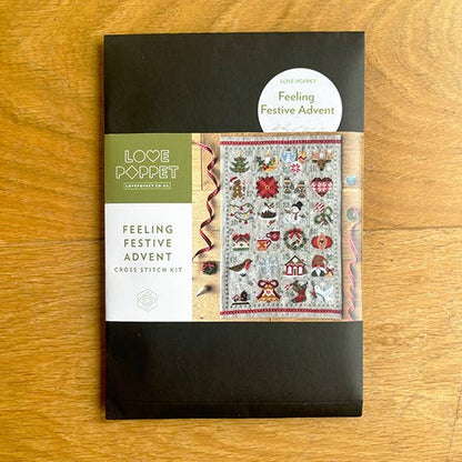Love Poppet – Feeling Festive Advent Cross Stitch Kit - from Pisgah Needleworks