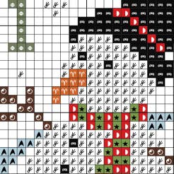 Love Poppet – Feeling Festive Advent Cross Stitch Kit - from Pisgah Needleworks