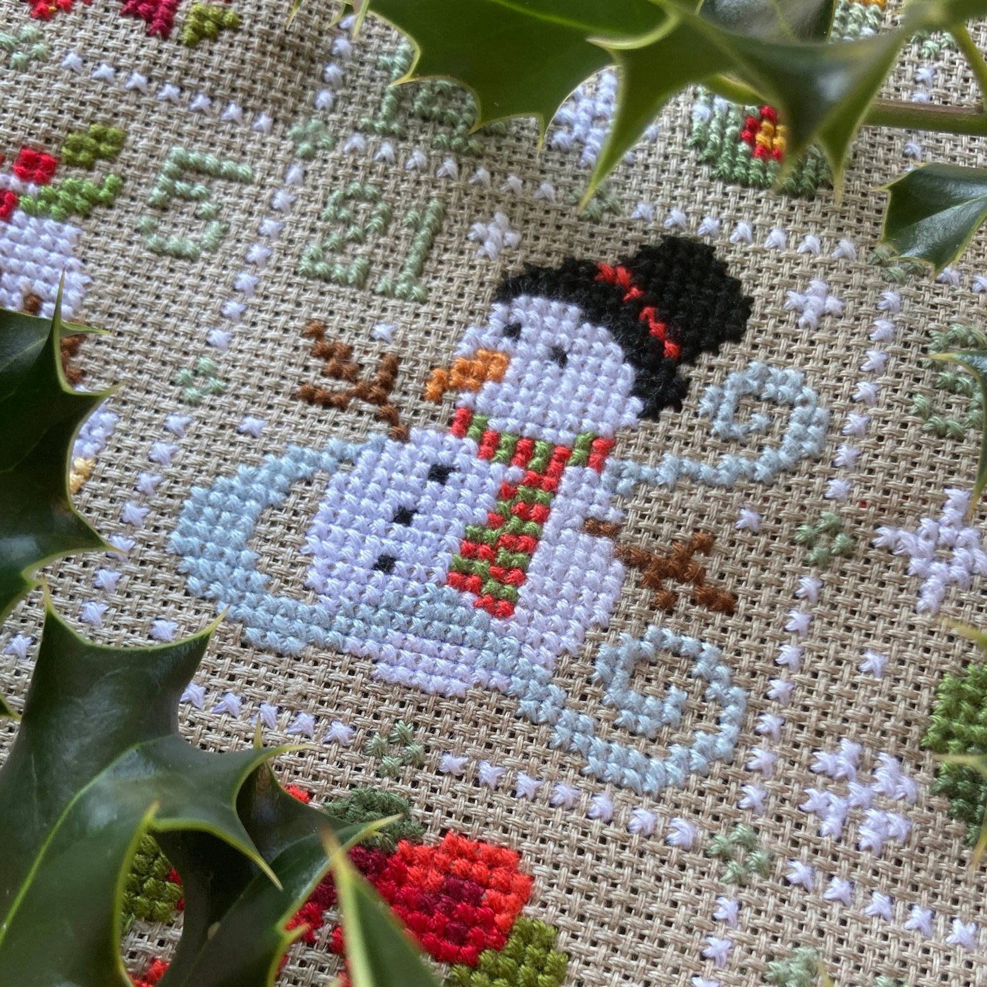 Love Poppet – Feeling Festive Advent Cross Stitch Kit - from Pisgah Needleworks