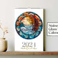 Stained Glass 2024 Calendar, Nature