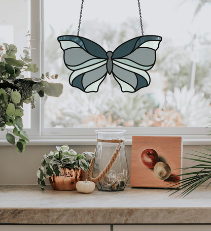 Sweet Butterfly Stained Glass Pattern