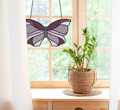 Sweet Butterfly Stained Glass Pattern