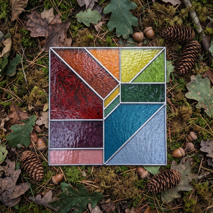 Beginner Geometric Stained Glass Pattern