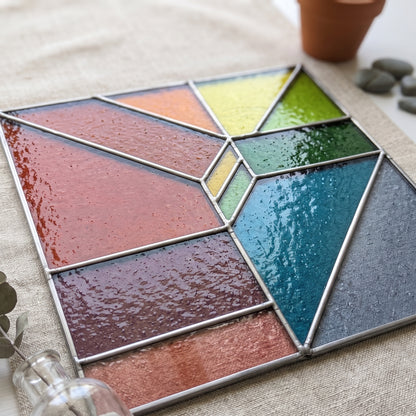 Beginner Geometric Stained Glass Pattern