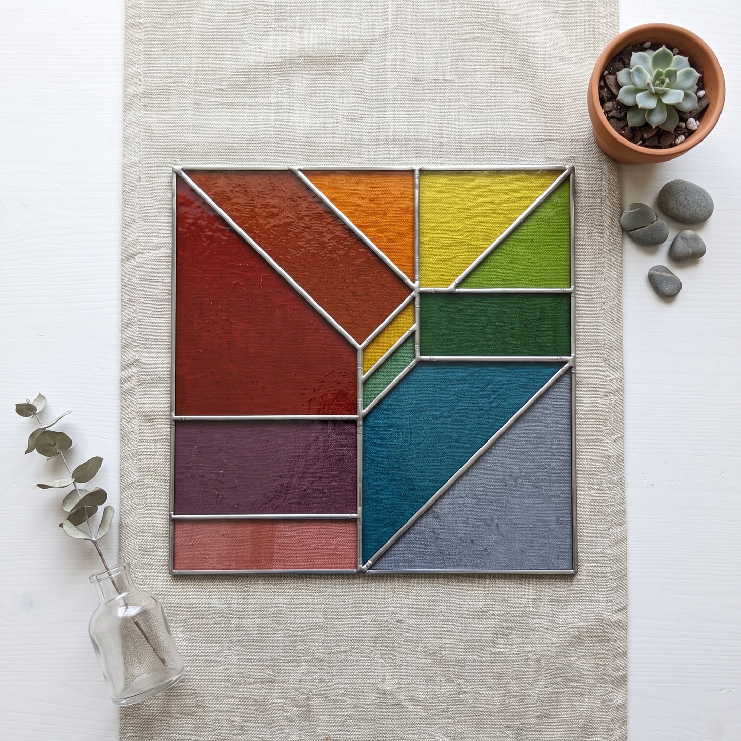 Beginner Geometric Stained Glass Pattern