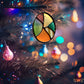 Oval Stained Glass Christmas Ornaments Pattern Pack