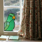 Parrot Stained Glass Bird Pattern