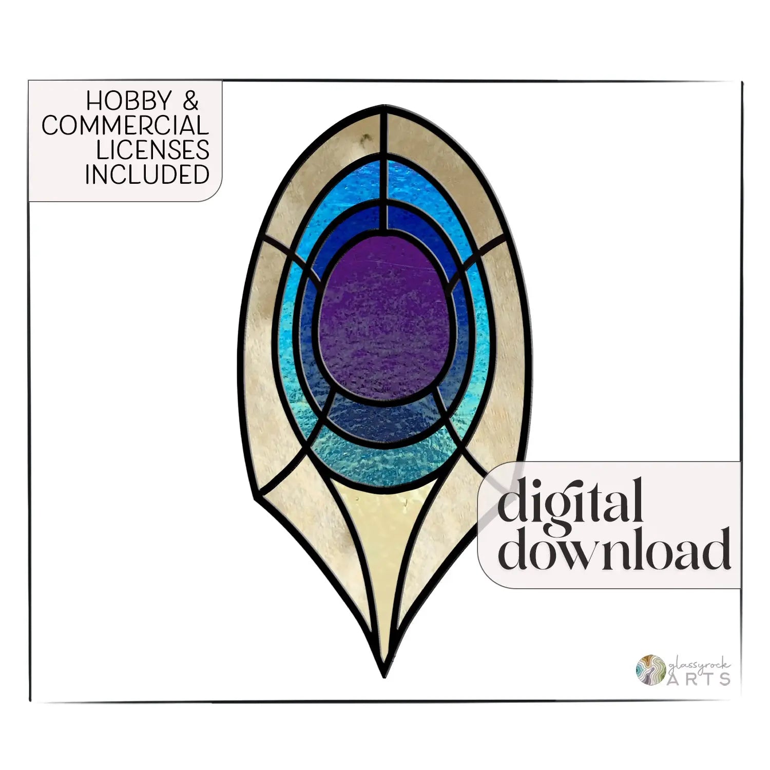 Free Stained Glass Patterns - Find Your Next Project Here – GlassyRock Arts