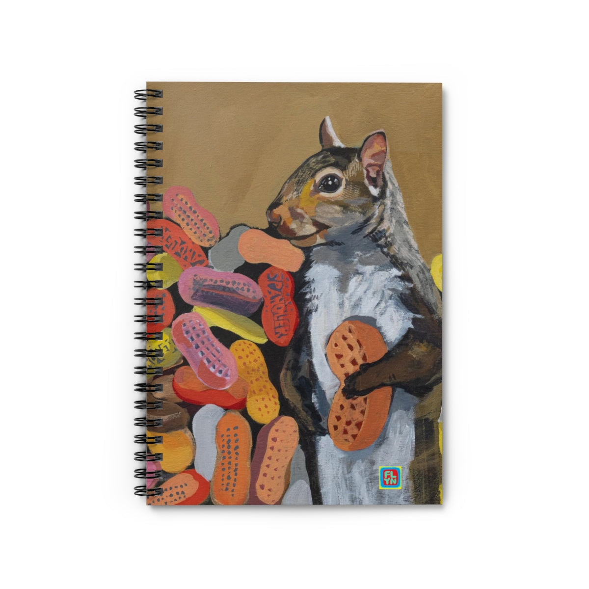 Peanut Squirrel Notebook - notebook from FLYNhats