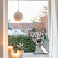 American Pitbull Terrier Dog Stained Glass Pattern