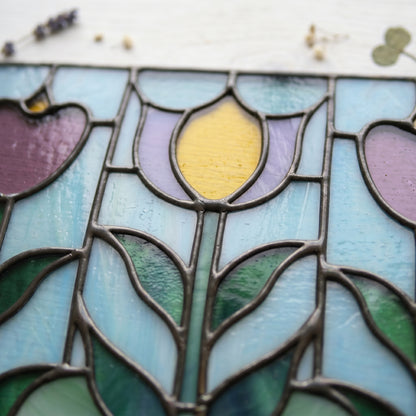 Prairie Flowers Stained Glass Pattern