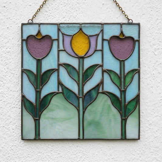Prairie Flowers Stained Glass Pattern