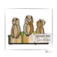 Popping Prairie Dogs Stained Glass Pattern