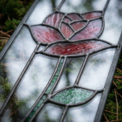 Prairie Rose Stained Glass Pattern