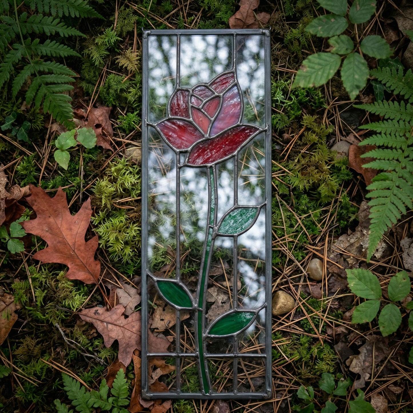 Prairie Rose Stained Glass Pattern