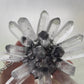 Handmade Stained Glass Crystal Cluster Suncatcher