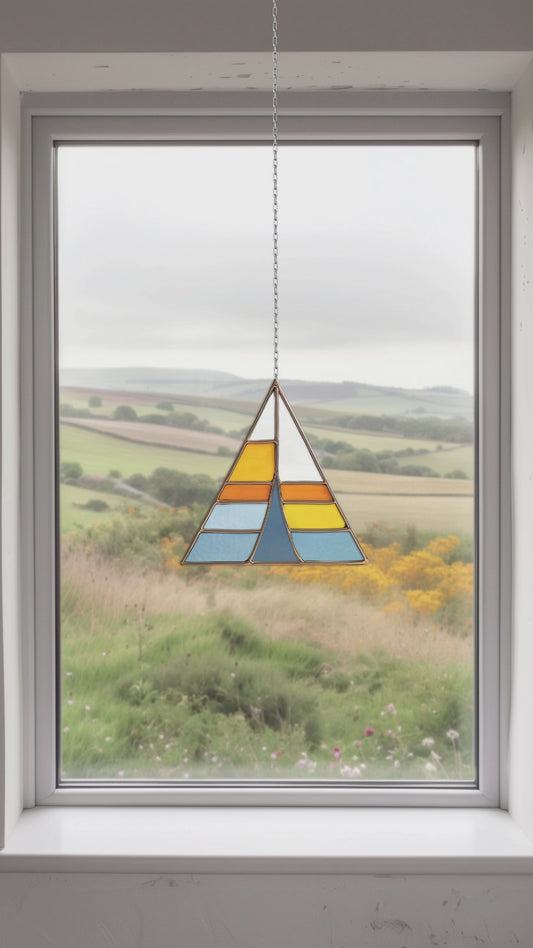Camping Tent Stained Glass Pattern and PNG - Crafting Patterns & Molds from GlassyRock Arts