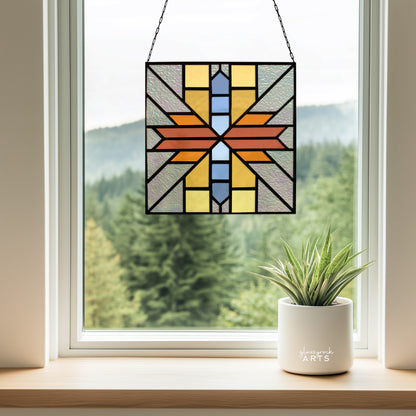 Pendleton Quilt Square Pattern with PNG