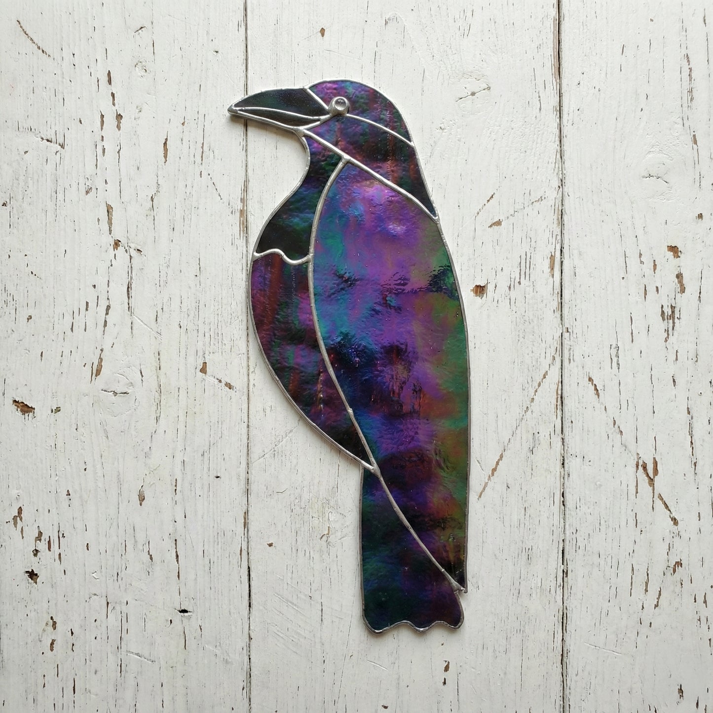 Raven Stained Glass Pattern