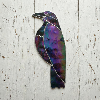 Raven Stained Glass Pattern