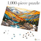 Rocky Mountain National Park Stained Glass Jigsaw Puzzle - Free Shipping