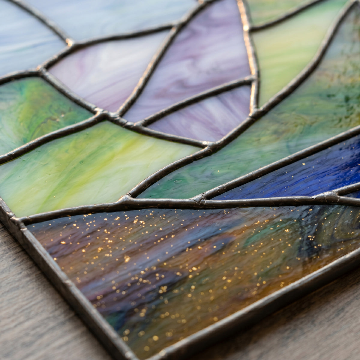 Beginner Landscape Stained Glass Pattern