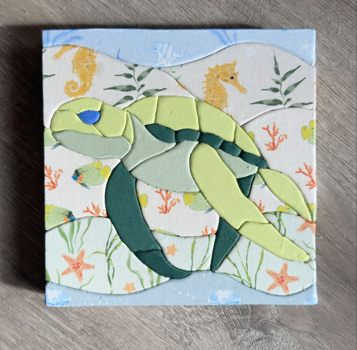Sea Turtle Kinusaiga Pattern