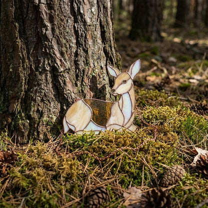 Doe Stained Glass Pattern PDF & PNG