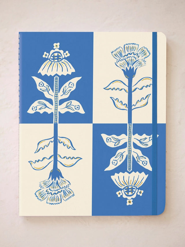 Blue Flowers Bouquet Sewn Trio Notebook Set - notebook from Ash & Rose