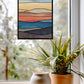 Mountain Landscape Stained Glass Pattern